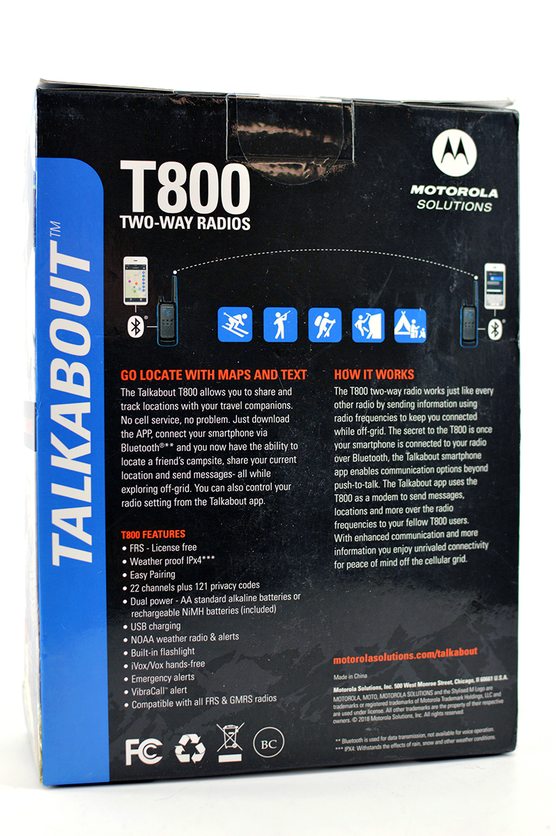 Motorola Talkabout T800 Two-Way Radios Resale Technologies