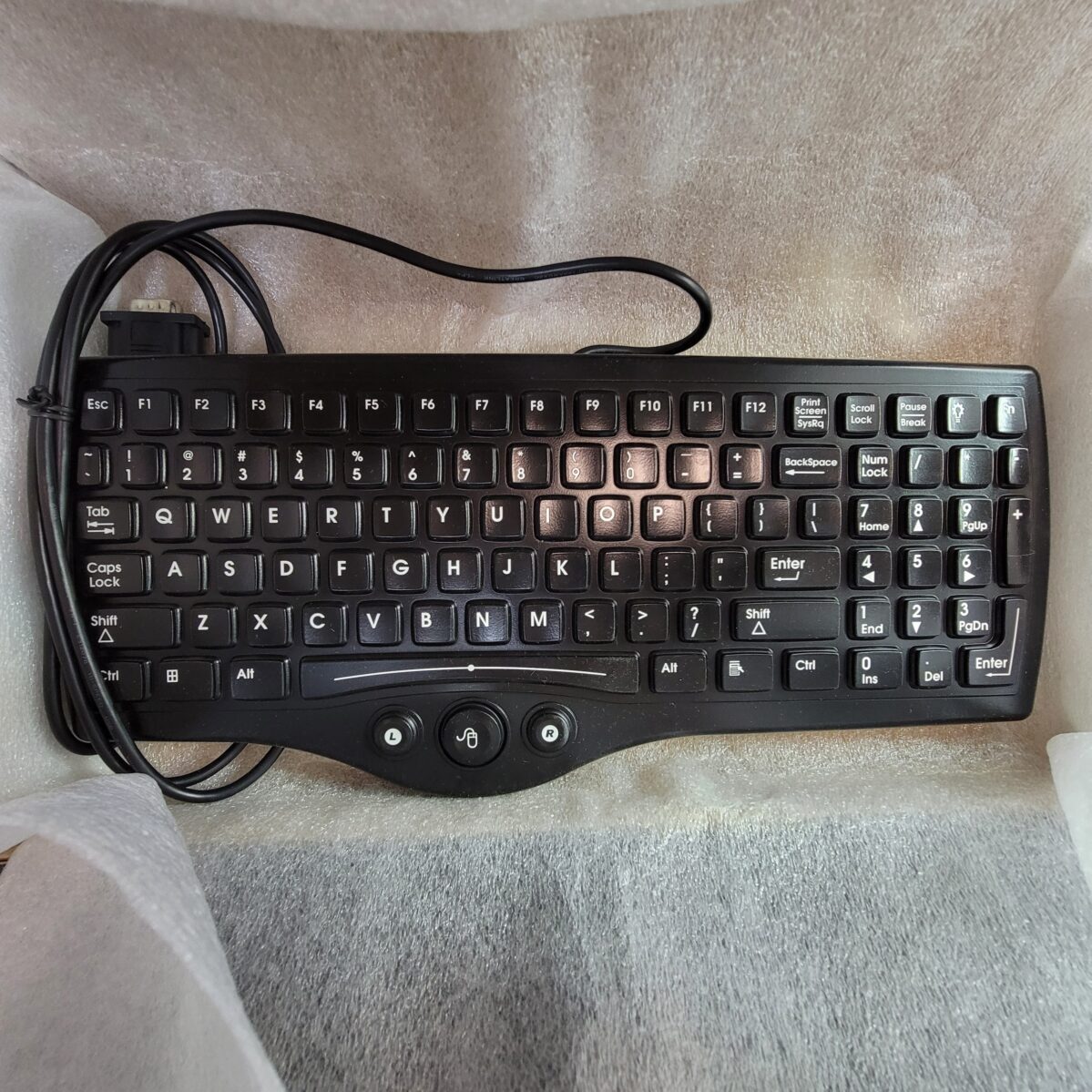 Honeywell 9000160KEYBRD Keyboard, Laptop Style, 95 Key, BTN Mouse, USB Resale Technologies