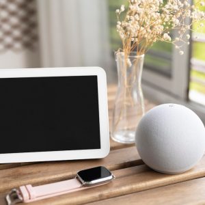 iPod Touch 6th Generation A1574 new in box with accessories displayed on table sold by Resale Technologies in Columbus Ohio.